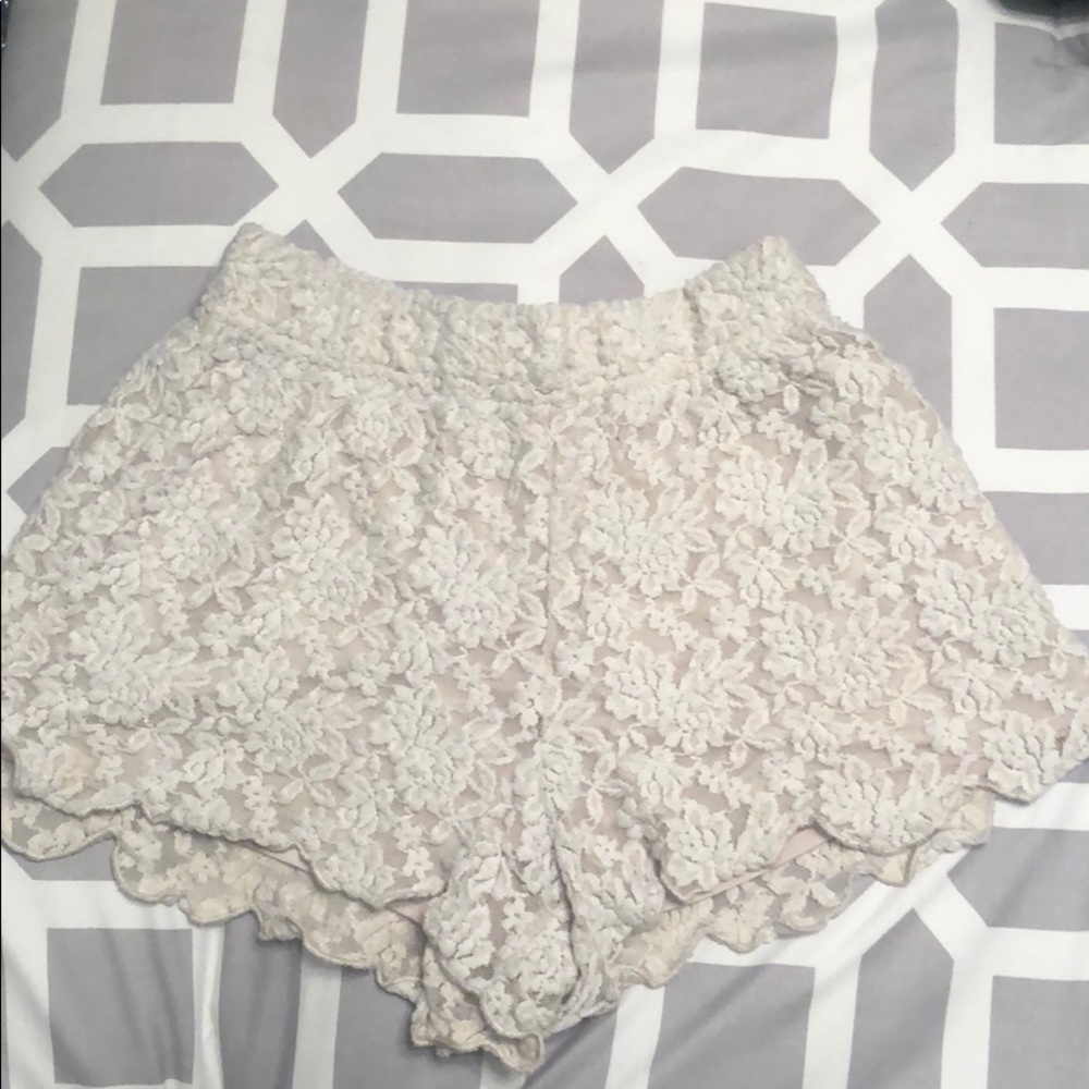 Free People Lace Shorts